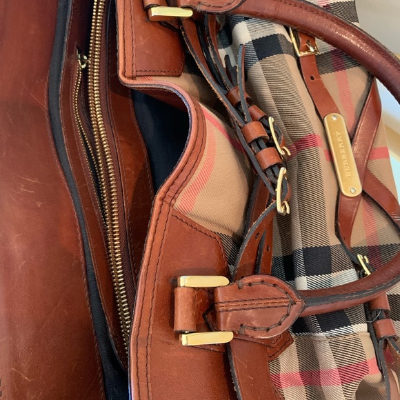 Burberry Two Handle Classic Check Bag: Price Firm - Picture 5 of 8